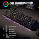 ATTACK SHARK X68HE RT Mechanical Gaming Keyboard 60% Wired TKL - Black Contour