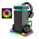 Ipega  Xbox Series X Multi-function RGB Stand with Charging Dock, RGB Cooling  Fan; Game Storage &  Headphone Stand - PG-XBX023S