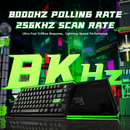 ATTACK SHARK R85 HE Rapid Trigger Gaming Keyboard Magnetic Switch with Custom Lightbox - Black/Green