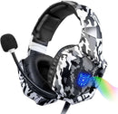 Onikuma K8 Wired RGB Gaming Headset - Camoflage