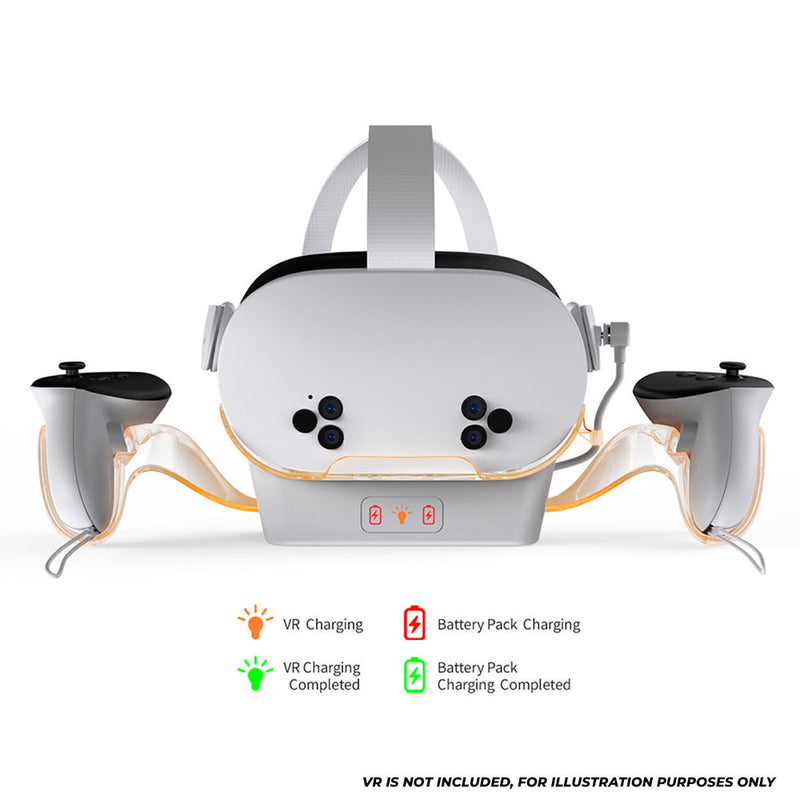 Dobe Charging Dock for Meta Quest 2 / Meta Quest 3 / Meta Quest 3S TY-3867