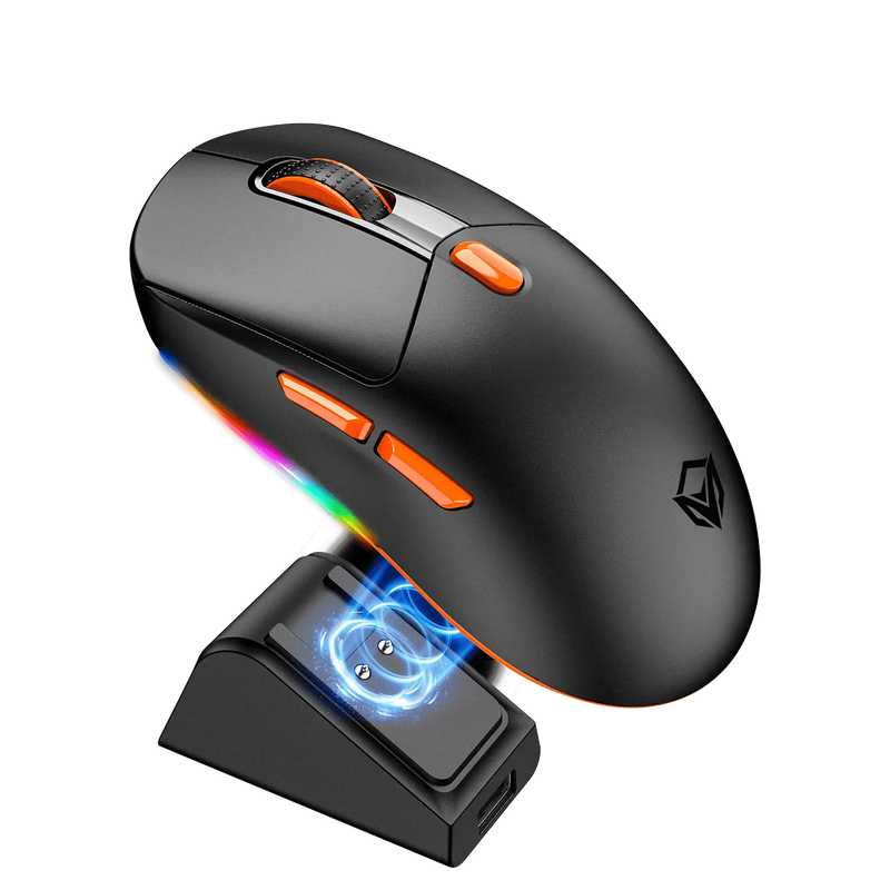 Meetion GW38 Wireless Tri-Mode Mouse with Magnetic Charging Dock