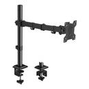 KOORUI KR10G Monitor Stand Desk Mount for 13-32 InchMonitors, Ergonomic Height Adjustable Monitor Arm with Rotate 360°/ Adjustable Tilt ±72°/ Swivel 360°, VESA 75/100mm