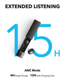 Soundcore A30i by Anker, Smart Noise Cancelling Earbuds, Lipstick-Shaped Stylish Design, Tiny, Lightweight Comfort, Clear Sound, IP54, 15H Playtime in ANC Mode, Wireless Earbuds, Bluetooth 5.4