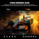 KOORUI 32E6QC 32 inch QHD (2560 x 1440) 2K Display, 170Hz 1500R HDR10 Curved Gaming Monitor