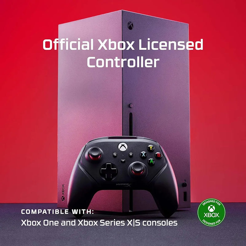 HyperX Clutch Gladiate – Wired Controller for Xbox One, Xbox Series X|S, PC, Officially Licensed by Xbox, Dual Trigger Locks, Programmable Buttons, Dual Rumble Motors