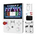R36 Max 2 Handheld Game Console 4.5 Inch Linux System 4000mah Supports Wifi 30+simulators 18500+ Games Included