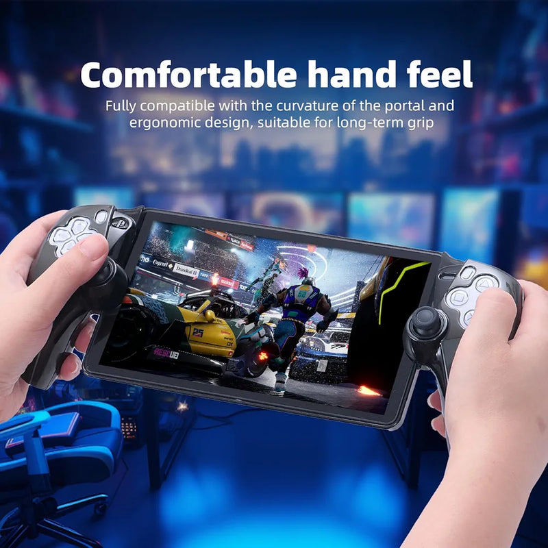Lucky Fox PlayStation Portal,  PS Portal Crystal Case | Cover - Transparent Black