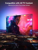 Govee Envisual TV LED Backlight T2 with Dual Cameras, 11.8ft RGBIC Wi-Fi LED Strip Lights, Double Strip Light Beads, Smart App Control, Music Sync