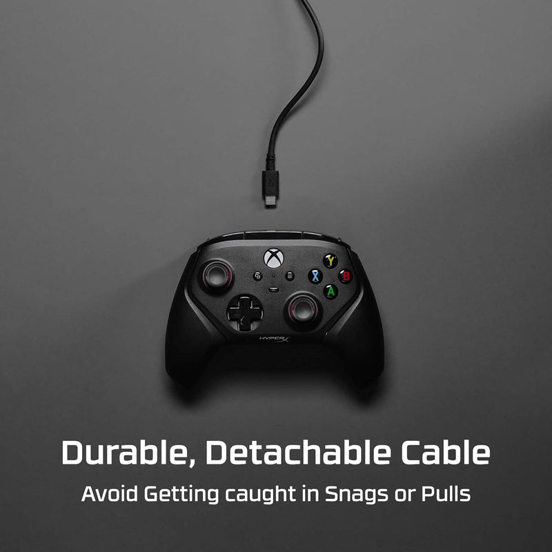 HyperX Clutch Gladiate – Wired Controller for Xbox One, Xbox Series X|S, PC, Officially Licensed by Xbox, Dual Trigger Locks, Programmable Buttons, Dual Rumble Motors