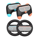 Dobe Controller Grip & Full-Circle Steering Wheel Kit for Nintendo Switch 2 Joy-Pad