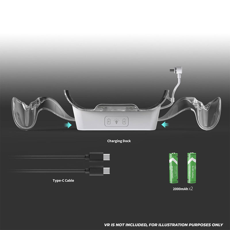 Dobe Charging Dock for Meta Quest 2 / Meta Quest 3 / Meta Quest 3S TY-3867