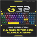Onikuma G38 98 Keys RGB Wired Mechanical Keyboard