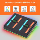 OIVO RGB Fast Magnatic Charging Dock For Nintendo Switch 2