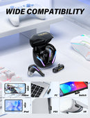 ONIKUMA T27 Dual Wireless Gaming Earbuds 2.4G/Bluetooth with ENC Microphone For Mobiles, Ipads, PC, Meta Quest, PS4, PS5 & Nintendo Switch