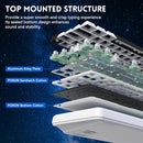 ATTACK SHARK X65 HE Wired RT 65% RGB Mechanical Gaming Keyboard - White