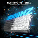 ATTACK SHARK R68HE 60% Wired RT 8K Mechanical RGB TKL Gaming Keyboard - Ice
