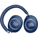 JBL LIVE 770NC Wireless Over-Ear Headphones – Adaptive Noise Cancelling, 70H Battery, Smart Ambient & Bluetooth 5.3 - Blue