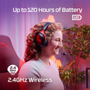 HyperX Cloud III Wireless – Gaming Headset for PC, PS5, PS4, up to 120-hour Battery, 2.4GHz Wireless, DTS Spatial Audio