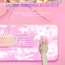 Onikuma G5 RGB Glowing Gaming Mouse Pad (80×30 CM) - Pink