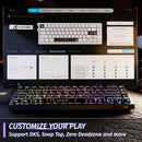 ATTACK SHARK X68HE RT Mechanical Gaming Keyboard 60% Wired TKL - Black Contour