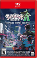 Pokémon Legends A – Nintendo Switch 2 Edition packaging with characters and cityscape.