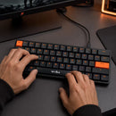 WEIBO WB-777 61-Key Mechanical Gaming Keyboard - Red Switch