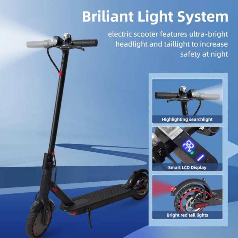 AG Electric Scooter for Adults,250W Motor,36V 6Ah Battery, Up to 40km/h Max Speed, 8.5"Tires, 8930-45km Long-Range, Foldable & Light Weight Foldable Commuting Escooter