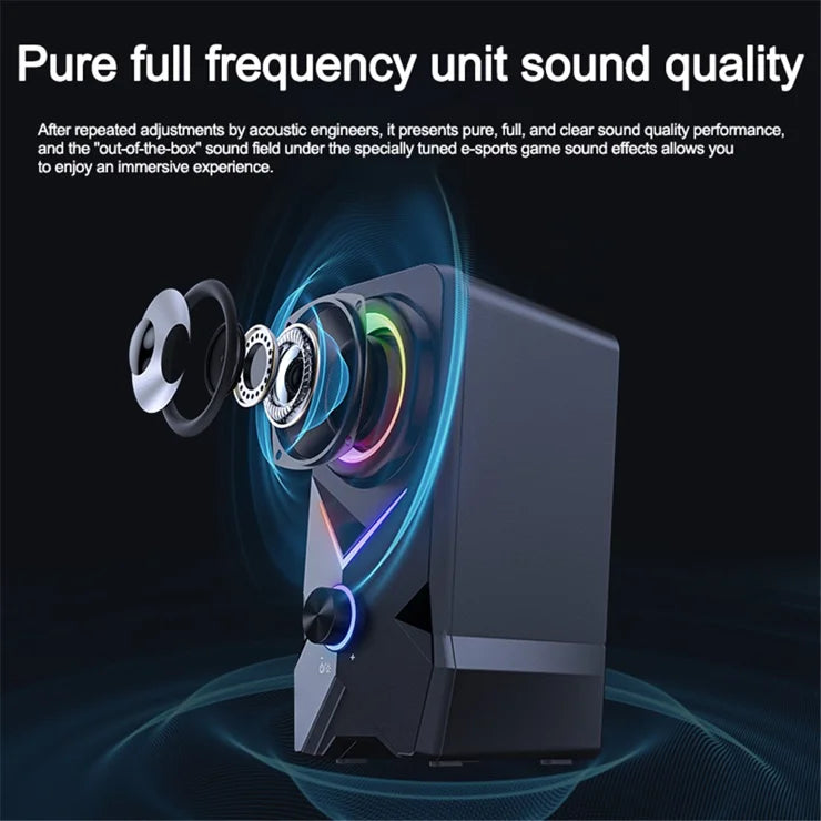ONIKUMA L2 RGB Full Range Wired & Bluetooth Gaming Speakers