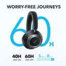 Soundcore by Anker Space One Pro Wireless Over-Ear Closed-Back Headphones - Black