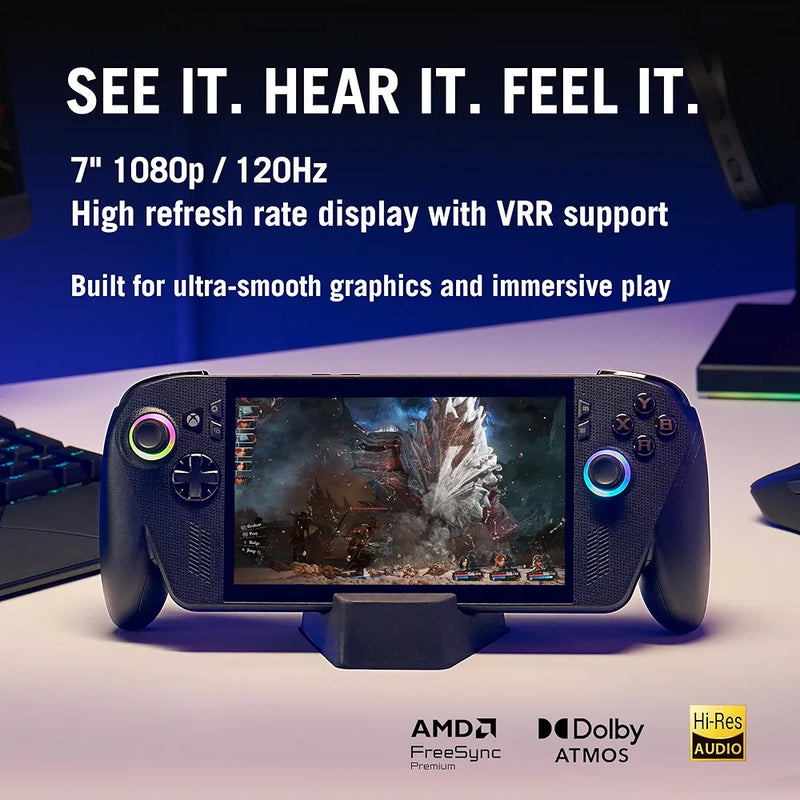 ASUS ROG XBOX Ally X, AMD Ryzen AI Z2 Extreme Processor,24GB RAM, 1TB SSD,7"/17.8cm, FHD,Touchscreen,120Hz, Gaming Handheld PC