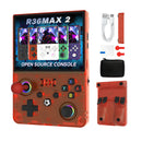 R36 Max 2 Handheld Game Console 4.5 Inch Linux System 4000mah Supports Wifi 30+simulators 18500+ Games Included