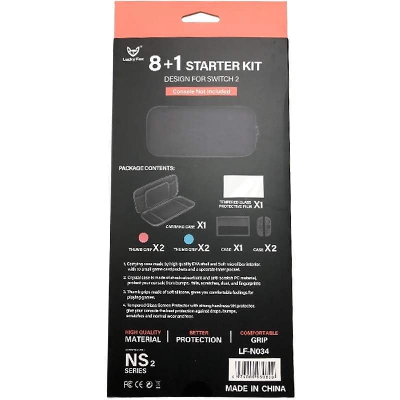 Lucky Fox 8+1 Starter Kit for Nintendo Switch 2