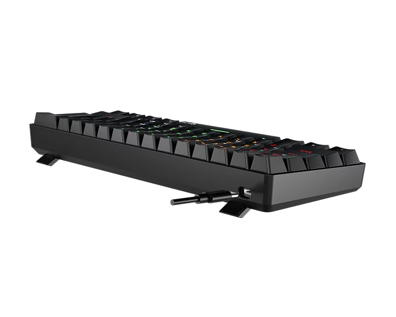 MeeTion MK005BT Dual Mode Wired/Bluetooth 60% Gaming Mechanical Keyboard - Black