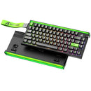 ATTACK SHARK R85 HE Rapid Trigger Gaming Keyboard Magnetic Switch with Custom Lightbox - Black/Green