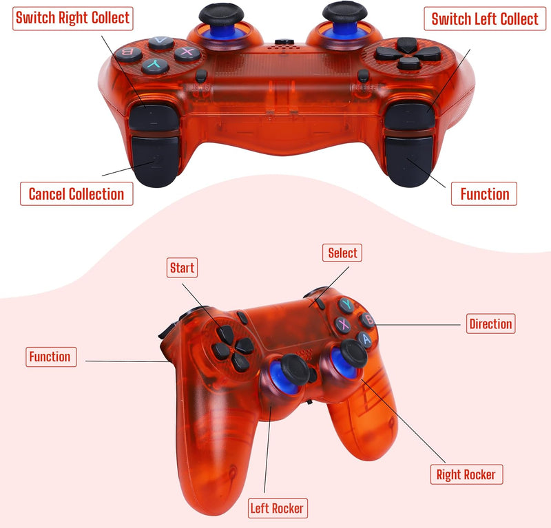 GS5 Mini Game Stick Console, 30000 Pre-installed Games, PSP Games Compatible, 53 Simulators Including GTA Game