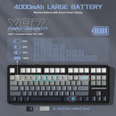 ATTACK SHARK X87 Wireless Tri-Mode Mechanical Gaming Keyboard - Black
