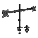 KOORUI KR20G Dual Monitor Stand for 13-27 Inch Monitors, Ergonomic Height Adjustable Monitor Arm with Rotate 360°/ Adjustable Tilt ±72°/ Swivel 360°, VESA 75/100mm