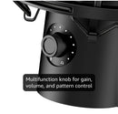 HyperX QuadCast 2 – USB Microphone for Gaming, Streaming and Podcasting, with On-Board Controls, LED Lighting, Removable Shock Mount, PC, Mac, PS5, PS4, USB-C - Black