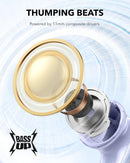 Soundcore P40i by Anker, Noise Cancelling Wireless Earbuds, Adaptive Noise Cancelling to Environments, Heavy Bass, 60H Playtime, 2-in-1 Case and Phone Stand, IPX5, Wireless Charging, Bluetooth 5.3 - Purple