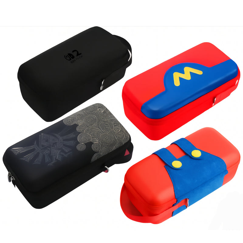 Hard Carrying Case For Nintendo Switch 2 With Storage Pockets for TV Dock, Charger, Games & Controllers