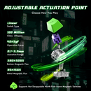 ATTACK SHARK R85 HE Rapid Trigger Gaming Keyboard Magnetic Switch with Custom Lightbox - Black/Green