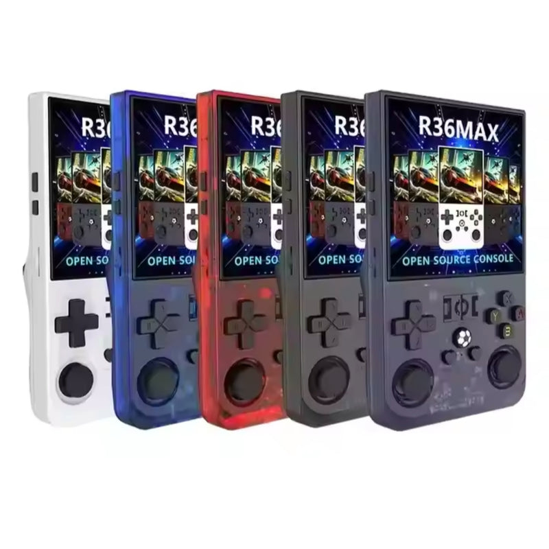 2025 R36 Max 4inch IPS 21000+ Games Video Handheld Game Players 4000mAh OS Linux System Hand Retro Game Console