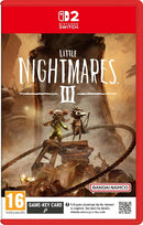 Nintendo Switch game case for 'Little Nightmares III' with GANDAI NAMCO branding.
