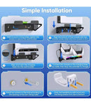 IPEGA Wall Mount Charging Dock with RGB Light For PP5 & PS5 Slim - PG-P5S011