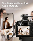 Hollyland Lark M2S Combo (Camera RX+USB-C RX+ Lightning Cable) Wireless Microphone for iPhone/Camera/Android/PC