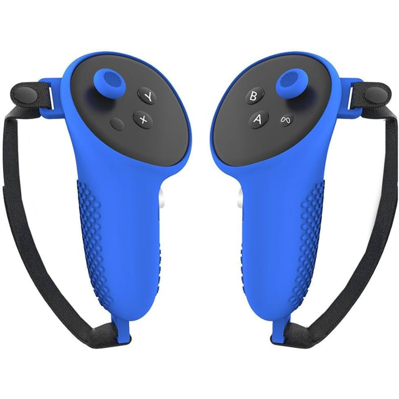 VR Controller Protective  Silicone Cover with Analog Grips For Meta Quest 3 & Meta Quest 3s Controllers