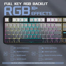 ATTACK SHARK X87 Wireless Tri-Mode Mechanical Gaming Keyboard - Black