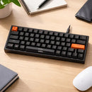 WEIBO WB-777 61-Key Mechanical Gaming Keyboard - Red Switch