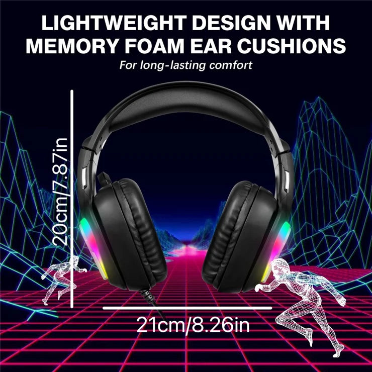 kOTION Each G4100 RGB Gaming Headset - Black